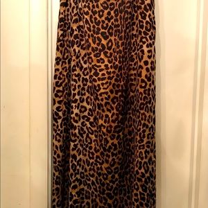 Leopard Jones New York Signature maxi skirt. Size medium.